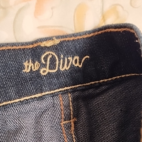 Old Navy Dark Blue Flare Jeans - Picture 3 of 9